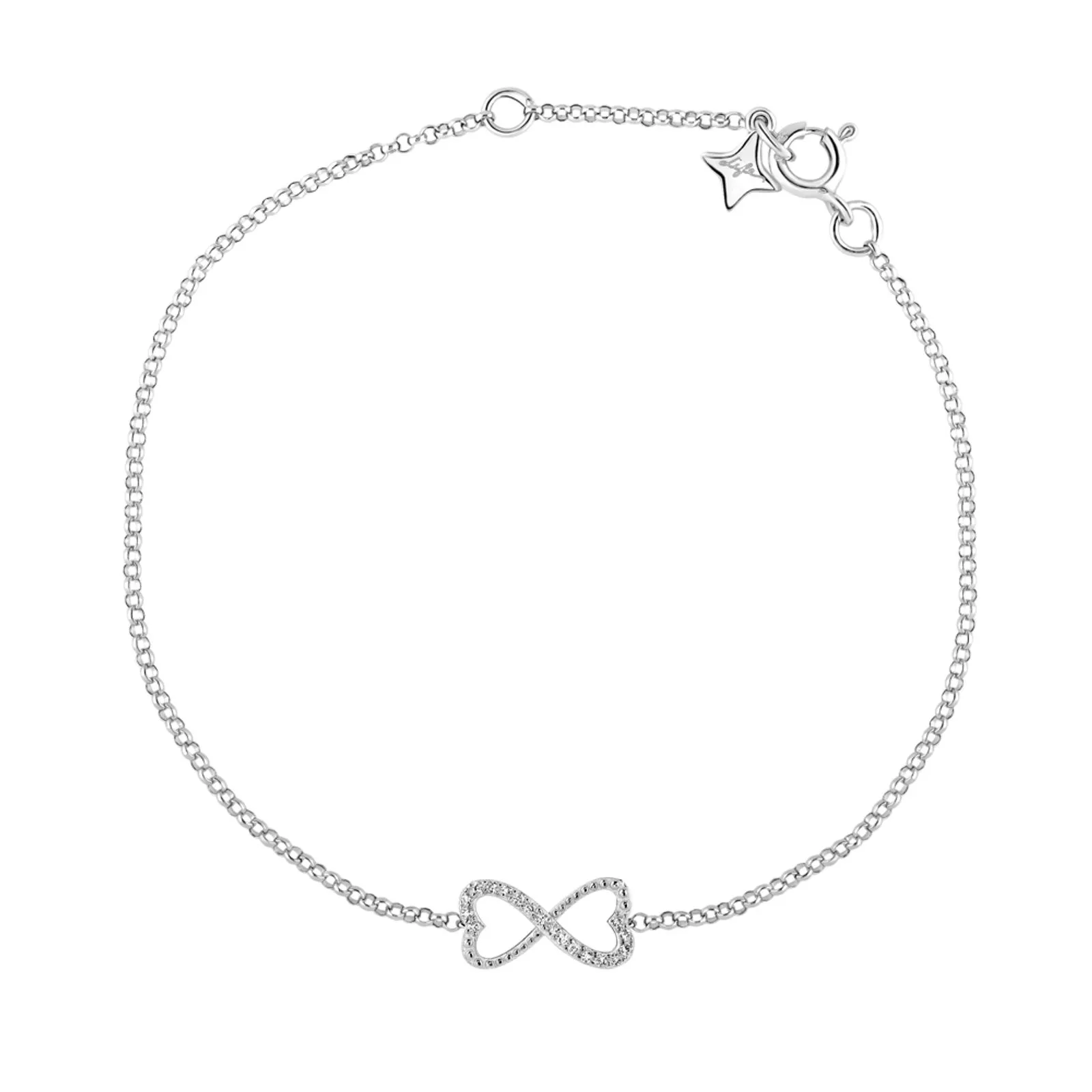 Pulseira Life Forever em Prata 925 com Banho de Ouro Amarelo 18k
